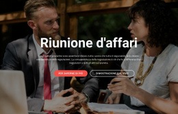 Il Modello HTML5 Più Creativo Per Incontro D'Affari