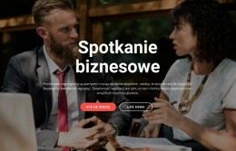 Spotkanie Biznesowe Szablon Witryny CSS