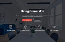 Funkcjonalność Układu Motywu Dla Usługi Coachingowe I Konsultingowe