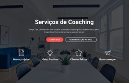 Serviços De Coaching E Consultoria - Modelo HTML5, Responsivo, Gratuito