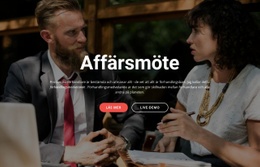 Affärsmöte - Responsiv HTML5-Mall