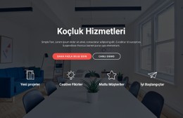 Koçluk Ve Danışmanlık Hizmetleri Için Sayfa Web Sitesi
