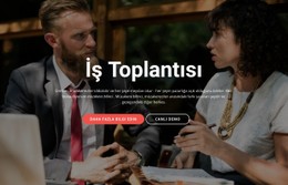 İş Görüşmesi CSS Web Sitesi Şablonu
