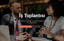 İş Görüşmesi - Hazır Web Sitesi Teması