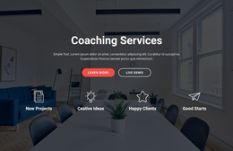 Coaching And Consulting Services - Customizable Professional Web Page Design