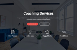 Coaching And Consulting Services - Simple Website Template