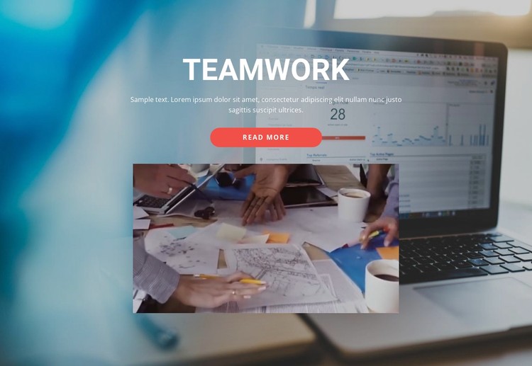 Work Together Beautifully CSS Template