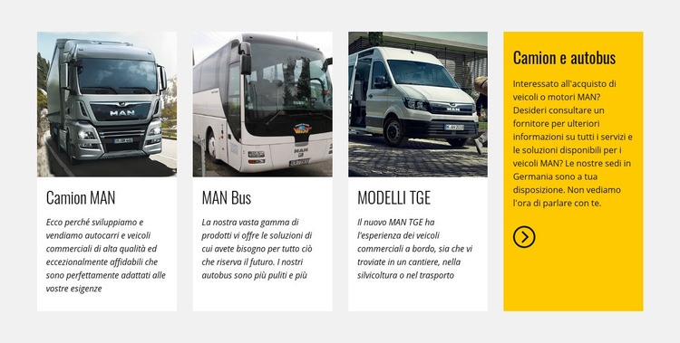 Logistica e trasporto auto Costruttore di siti web HTML