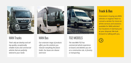 Car Logistics And Transportation - Responsive Web Page Design