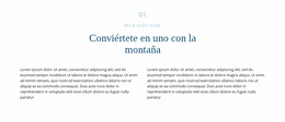 Texto Sobre Montaña: Plantilla De Sitio Web Joomla Gratuita
