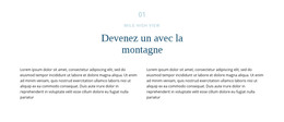 Texte Sur La Montagne – Modèle Web Moderne