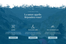 Appel De La Nature - Modèle HTML Réactif