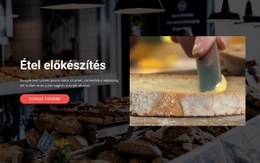 Ízletes Ételkészítés Flexbox Sablon
