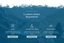 La Natura Chiama Modello HTML5