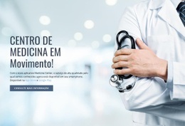 Maquete De Site Premium Para Novo Centro Médico