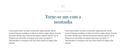 Texto Sobre Montanha - Modelo Web Moderno