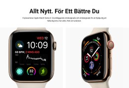 HTML-Sidadesign För De Viktigaste Fitnessfunktionerna