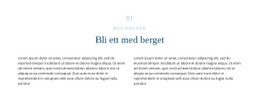 Text Om Berget - Modern Webbmall