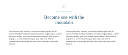 Text About Mountain - Templates Website Design
