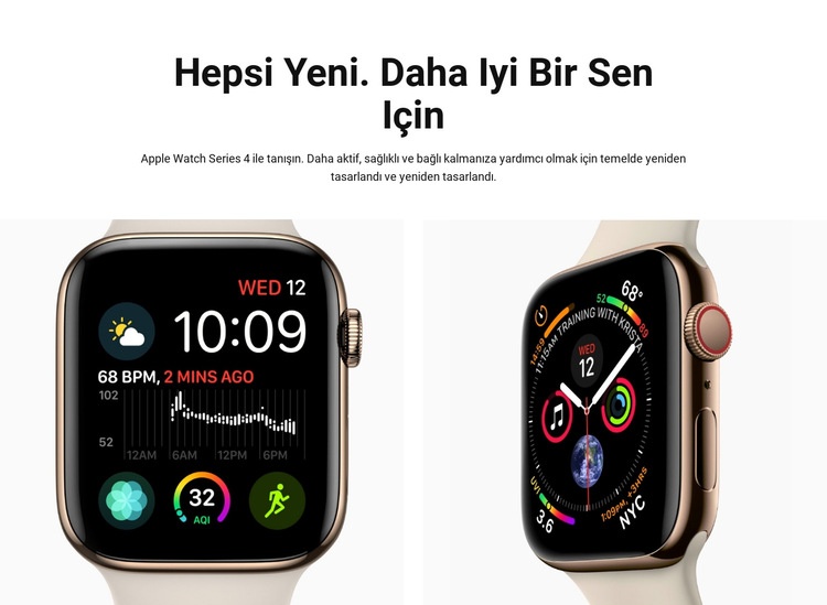 Temel fitness özellikleri HTML5 Şablonu