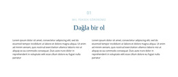 Dağ Hakkında Metin - Iş Premium Web Sitesi Şablonu