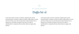 Dağ Hakkında Metin - Duyarlı WordPress Teması