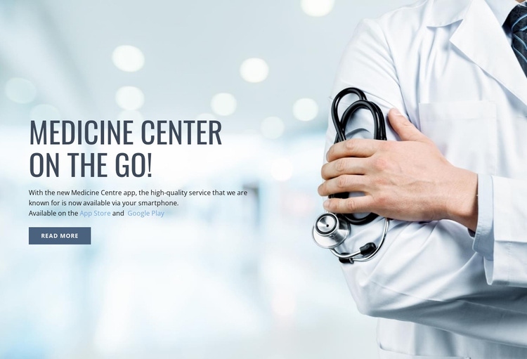 New medical center Website Design