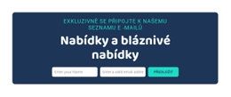 Nabídky A Šílené Obchody – Šablony Webových Stránek