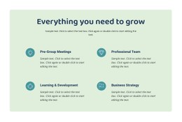 Everything You Need To Grow