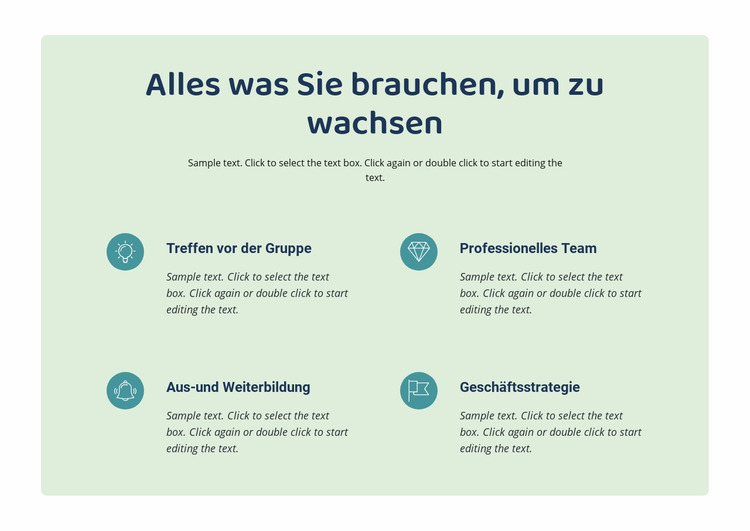 Alles was Sie brauchen, um zu wachsen Joomla Vorlage