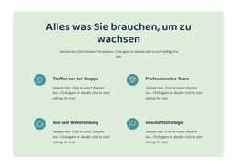 Alles Was Sie Brauchen, Um Zu Wachsen Einfache CSS-Vorlage