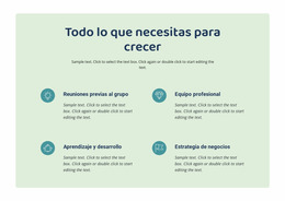 Todo Lo Que Necesitas Para Crecer - Plantilla Joomla Personalizada