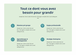 Tout Ce Dont Vous Avez Besoin Pour Grandir - Modèle Joomla Personnalisé