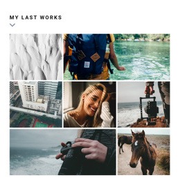 Last works gallery - Html Code Example by Nicepage