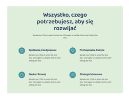 Strona HTML Dla Wszystko, Czego Potrzebujesz, Aby Się Rozwijać