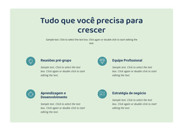 Tudo Que Você Precisa Para Crescer - Lindo Tema WordPress