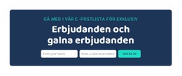 Erbjudanden Och Galna Erbjudanden - Helt Responsiv Mall