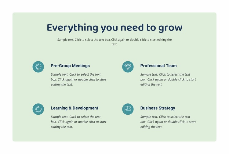 Everything you need to grow Webflow Template Alternative