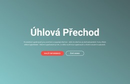 Přechodový Úhel Bezplatná Šablona CSS