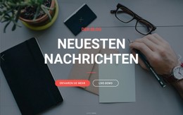 CSS-Layout Für Geschäftliche Planung