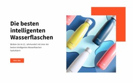 Kostenloser Website-Builder Für Intelligente Wasserflaschen