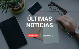 Aterrizaje HTML Para Planificación Empresarial