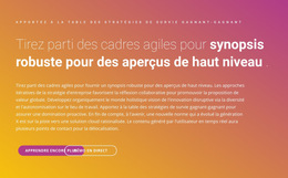 Cadres De Texte : Modèle De Site Web Simple