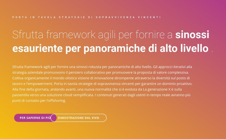 Strutture di testo Modelli di Website Builder