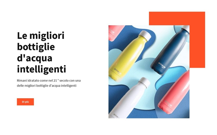 Bottiglie d'acqua intelligenti Modello CSS