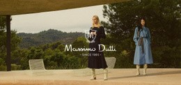 Collezione Massimo Dutti - Pagina Di Destinazione Pronta Per L'Uso