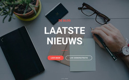 HTML-Landing Voor Bedrijfsplanning