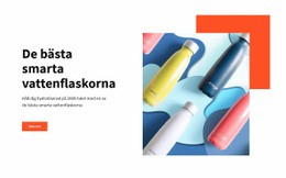 Smarta Vattenflaskor - Målsidesmall