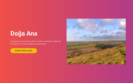 Doğal Manzaralar Ve Adalar Için HTML Sayfası