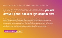Metin Çerçeveleri Bootstrap HTML